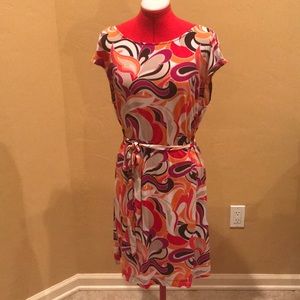 Banana Republic colorful midi